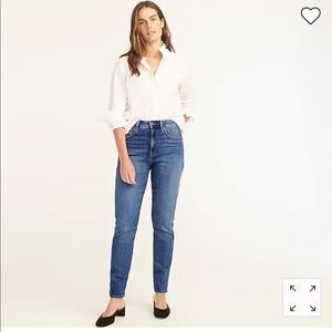 NWT J. Crew curvy vintage slim straight jeans size 28